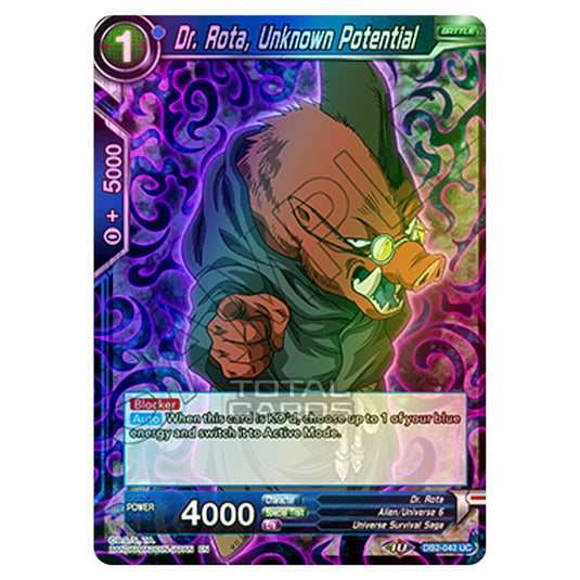 Dragon Ball Super - Draft Box 05 - Divine Multiverse - Dr. Rota, Unknown Potential - DB2-042 (Foil)