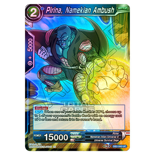 Dragon Ball Super - Draft Box 05 - Divine Multiverse - Pirina, Namekian Ambush - DB2-043 (Foil)