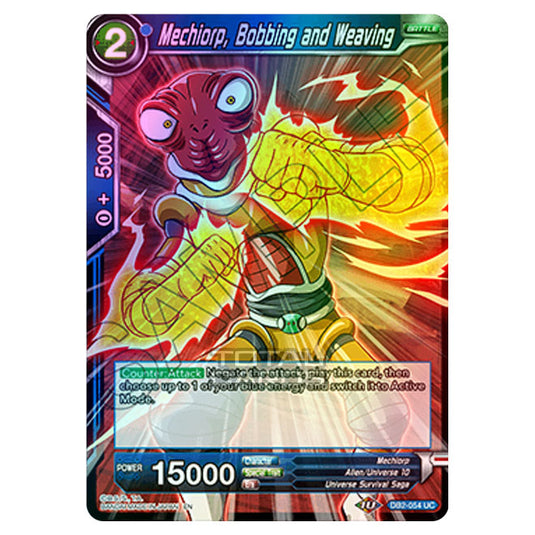 Dragon Ball Super - Draft Box 05 - Divine Multiverse - Mechiorp, Bobbing and Weaving - DB2-054 (Foil)