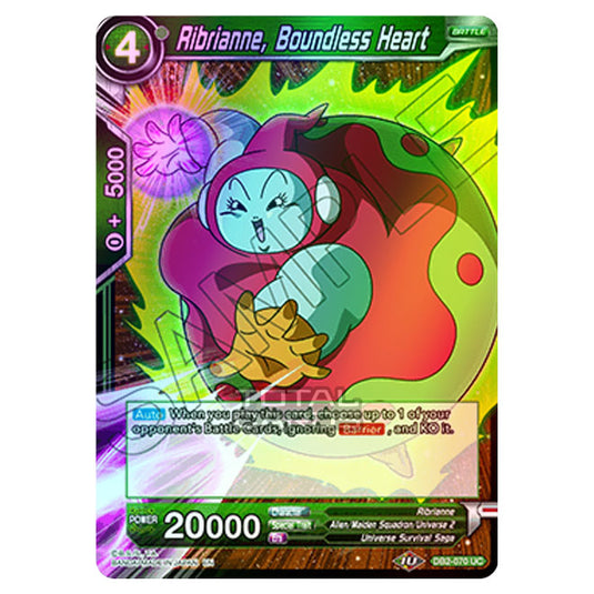 Dragon Ball Super - Draft Box 05 - Divine Multiverse - Ribrianne, Boundless Heart - DB2-070 (Foil)