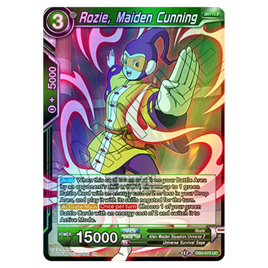 Dragon Ball Super - Draft Box 05 - Divine Multiverse - Rozie, Maiden Cunning - DB2-075 (Foil)