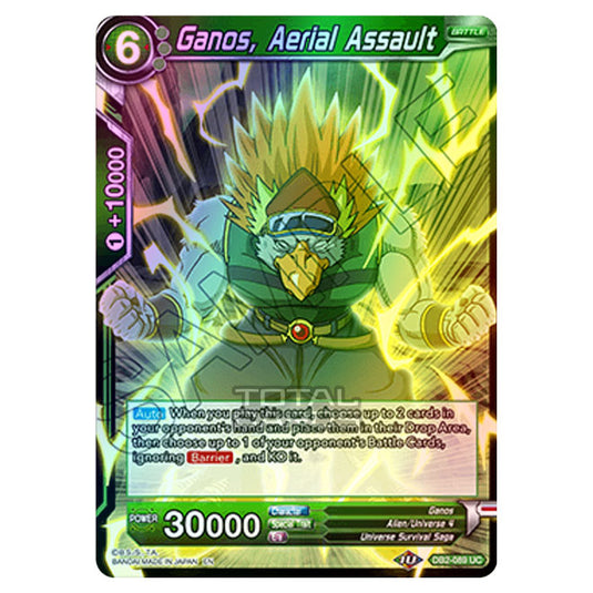 Dragon Ball Super - Draft Box 05 - Divine Multiverse - Ganos, Aerial Assault - DB2-089 (Foil)