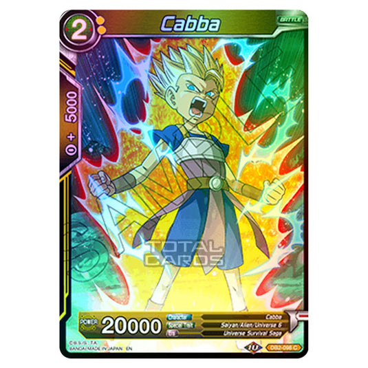 Dragon Ball Super - Draft Box 05 - Divine Multiverse - Cabba - DB2-098 (Foil)