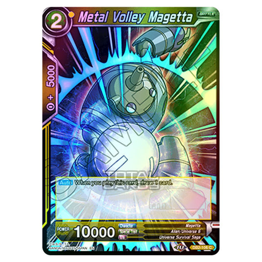 Dragon Ball Super - Draft Box 05 - Divine Multiverse - Metal Volley Magetta - DB2-106 (Foil)