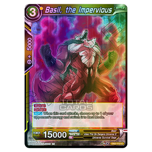 Dragon Ball Super - Draft Box 05 - Divine Multiverse - Basil, the Impervious - DB2-112 (Foil)