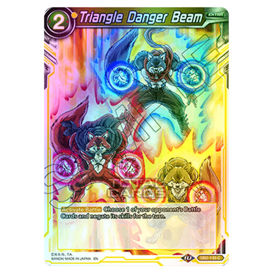 Dragon Ball Super - Draft Box 05 - Divine Multiverse - Triangle Danger Beam - DB2-130 (Foil)