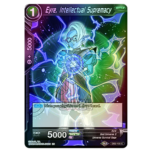 Dragon Ball Super - Draft Box 05 - Divine Multiverse - Eyre, Intellectual Supremacy - DB2-155 (Foil)