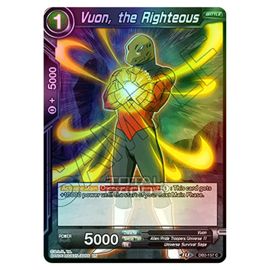 Dragon Ball Super - Draft Box 05 - Divine Multiverse - Vuon, the Righteous - DB2-157 (Foil)