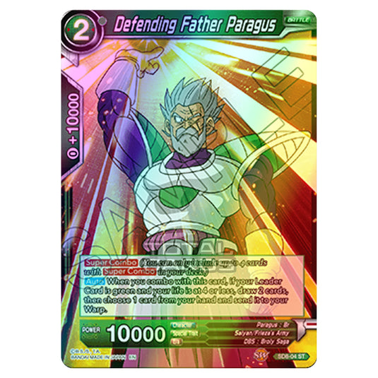 Dragon Ball Super - Starter Deck 08 - Rising Broly - Defending Father Paragus - SD8-04 (Foil)