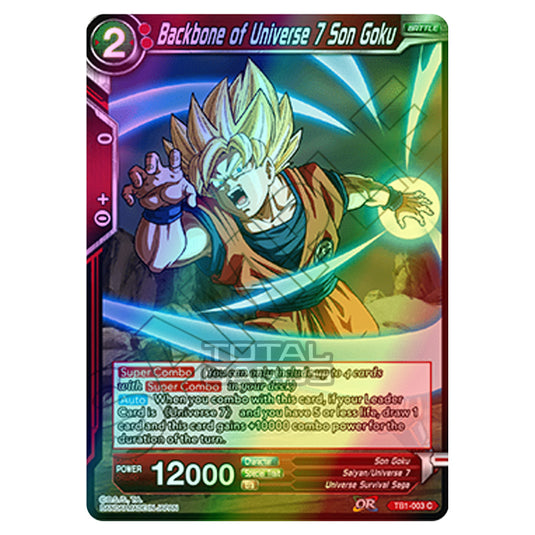 Dragon Ball Super - TB1 - Tournament of Power - Backbone of Universe 7 Son Goku - TB1-003 (Foil)