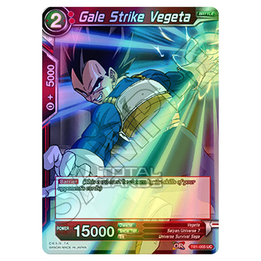 Dragon Ball Super - TB1 - Tournament of Power - Gale Strike Vegeta - TB1-005 (Foil)