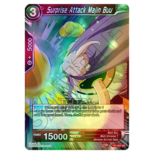 Dragon Ball Super - TB1 - Tournament of Power - Surprise Attack Majin Buu - TB1-007 (Foil)