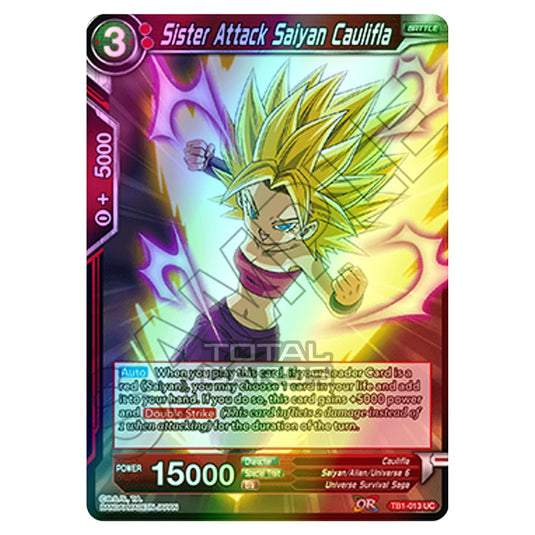 Dragon Ball Super - TB1 - Tournament of Power - Sister Attack Saiyan Caulifla - TB1-013 (Foil)