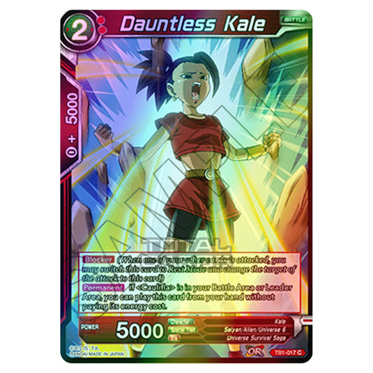 Dragon Ball Super - TB1 - Tournament of Power - Dauntless Kale - TB1-017 (Foil)