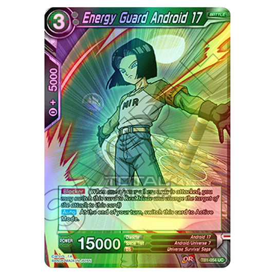 Dragon Ball Super - TB1 - Tournament of Power - Energy Guard Android 17 - TB1-054 (Foil)