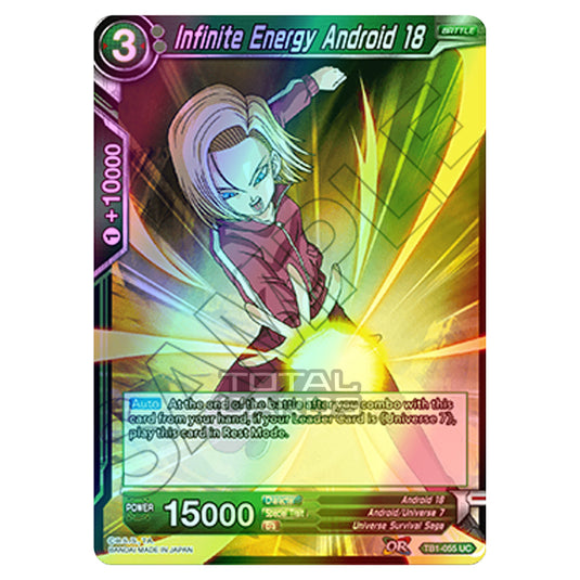 Dragon Ball Super - TB1 - Tournament of Power - Infinite Energy Android 18 - TB1-055 (Foil)