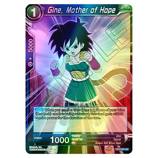 Dragon Ball Super - TB3 - Clash of Fates - Gine, Mother of Hope - TB3-020 (Foil)