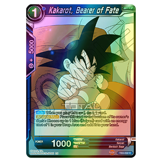 Dragon Ball Super - TB3 - Clash of Fates - Kakarot, Bearer of Fate - T Dragon Ball Super - TB3 - Clash of Fates - Kakarot, Bearer of Fate - T