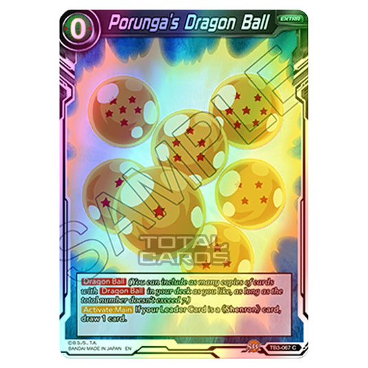 Dragon Ball Super - TB3 - Clash of Fates - Porunga's Dragon Ball - TB3-067 (Foil)