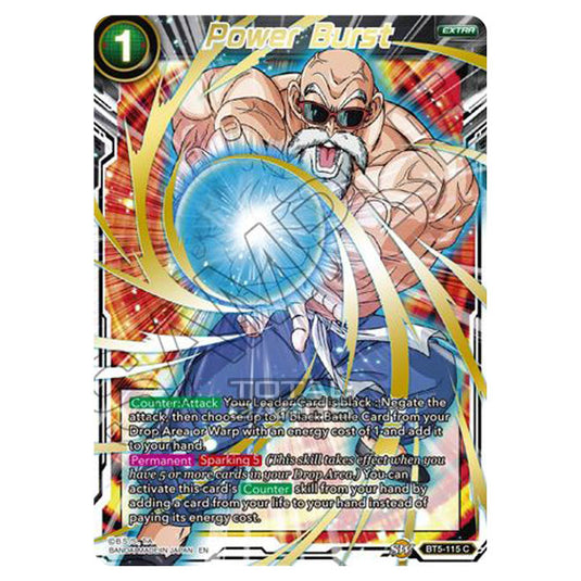 Dragon Ball Super - MB01 - Mythic Booster - Power Burst (Gold Stamped) - BT5-115A