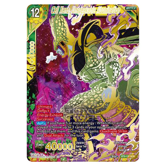 Dragon Ball Super - MB01 - Mythic Booster - Cell Xeno, Unspeakable Abomination (Gold Stamped) - BT9-137A