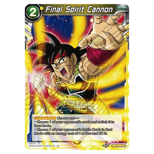 Dragon Ball Super - MB01 - Mythic Booster - Final Spirit Cannon - DB1-079