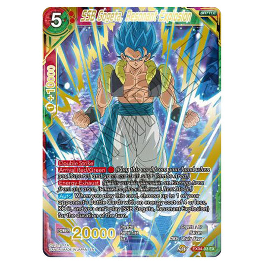 Dragon Ball Super - MB01 - Mythic Booster - SSB Gogeta, Resonant Explosion (Gold Stamped) - EX04-03A