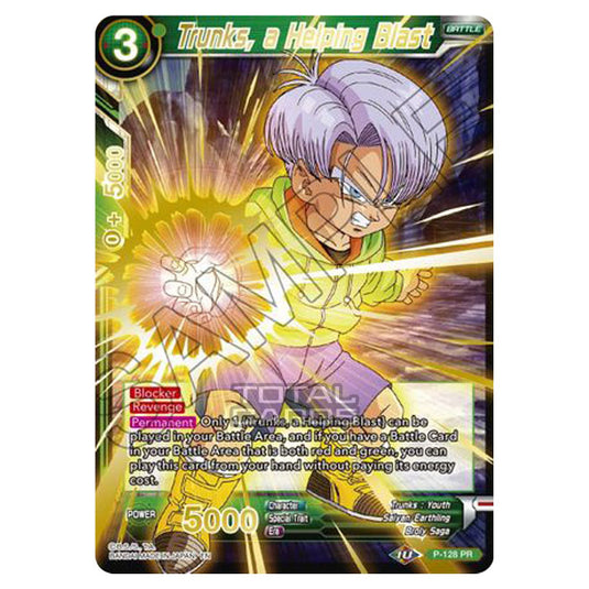 Dragon Ball Super - MB01 - Mythic Booster - Trunks, a Helping Blast (Gold Stamped) - P-128A