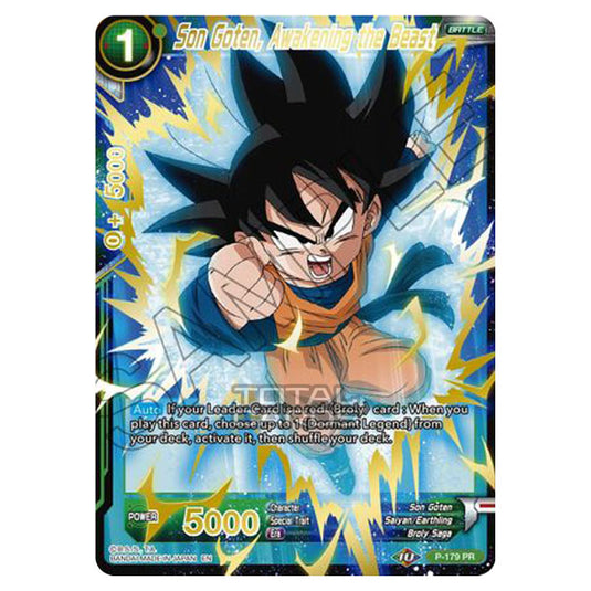 Dragon Ball Super - MB01 - Mythic Booster - Son Goten, Awakening the Beast (Gold Stamped) - P-179A