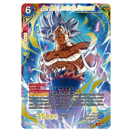 Dragon Ball Super - MB01 - Mythic Booster - Son Goku, Instincts Surpassed (Gold Stamped) - P-198A