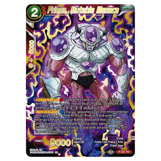Dragon Ball Super - MB01 - Mythic Booster - Frieza, Mutable Menace (Gold Stamped) - P-201A