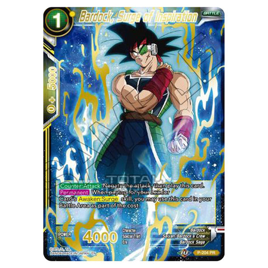 Dragon Ball Super - MB01 - Mythic Booster - Bardock, Surge of Inspiration (Gold Stamped) - P-204A