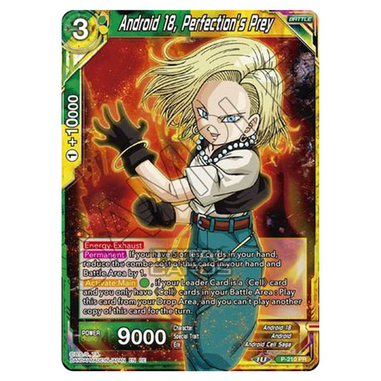 Dragon Ball Super - MB01 - Mythic Booster - Android 18, Perfection's Prey - P-210