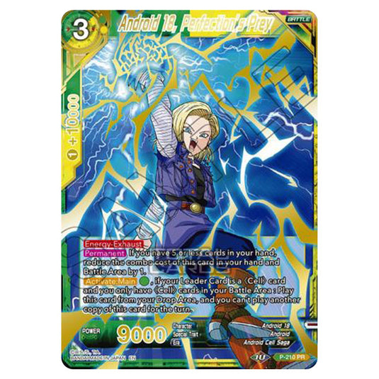 Dragon Ball Super - MB01 - Mythic Booster - Android 18, Perfection's Prey (Gold Stamped) - P-210A