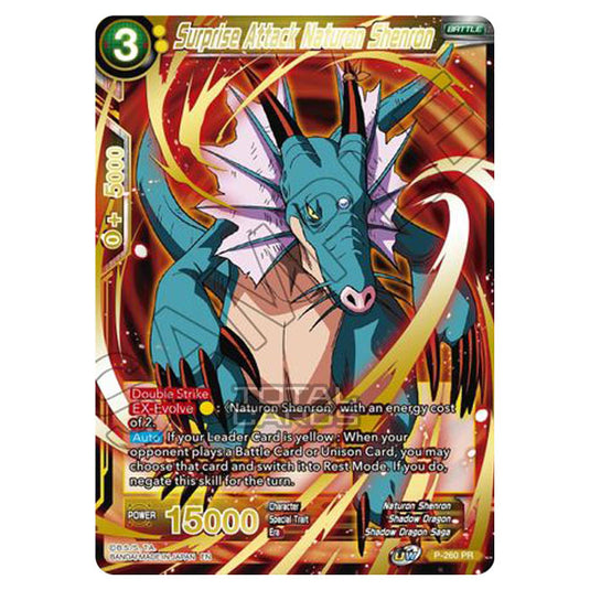 Dragon Ball Super - MB01 - Mythic Booster - Surprise Attack Naturon Shenron (Gold Stamped) - P-260A