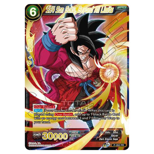 Dragon Ball Super - MB01 - Mythic Booster - SS4 Son Goku, Beyond All Limits (Gold Stamped) - P-262A