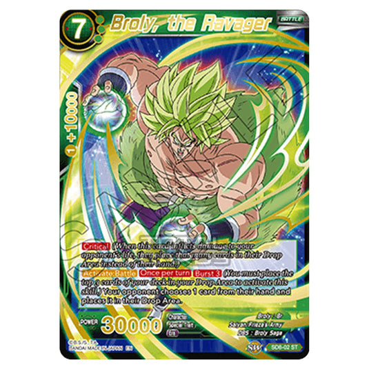 Dragon Ball Super - Starter Deck 08 - Rising Broly - Broly, the Ravager - SD8-02