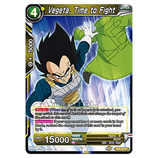 Dragon Ball Super - Starter Deck 08 - Rising Broly - Vegeta, Time to Fight - SD8-08