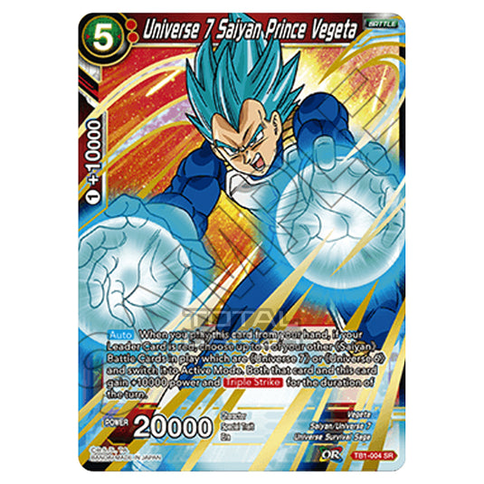 Dragon Ball Super - TB1 - Tournament of Power - Universe 7 Saiyan Prince Vegeta - TB1-004_SPR