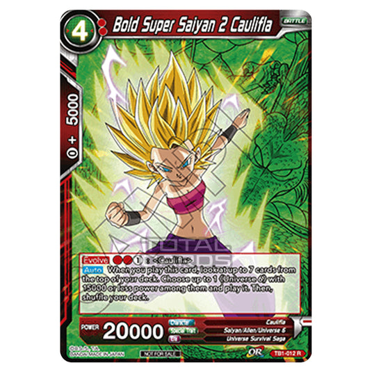 Dragon Ball Super - TB1 - Tournament of Power - Bold Super Saiyan 2 Caulifla - TB1-012_PR