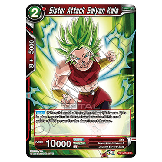 Dragon Ball Super - TB1 - Tournament of Power - Sister Attack Saiyan Kale - TB1-016