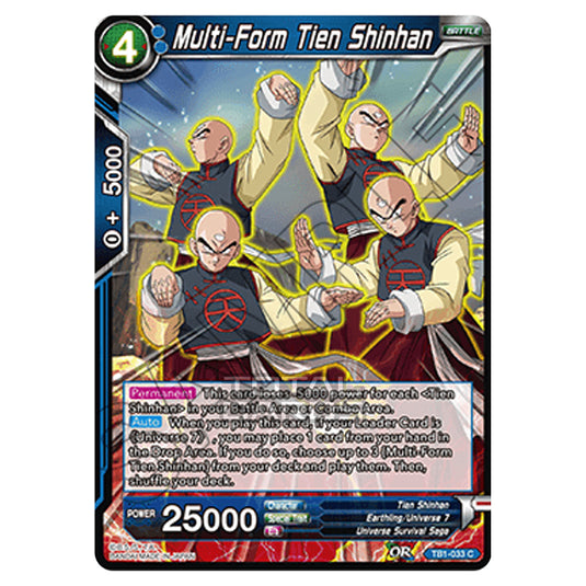 Dragon Ball Super - TB1 - Tournament of Power - Multi-Form Tien Shinhan - TB1-033