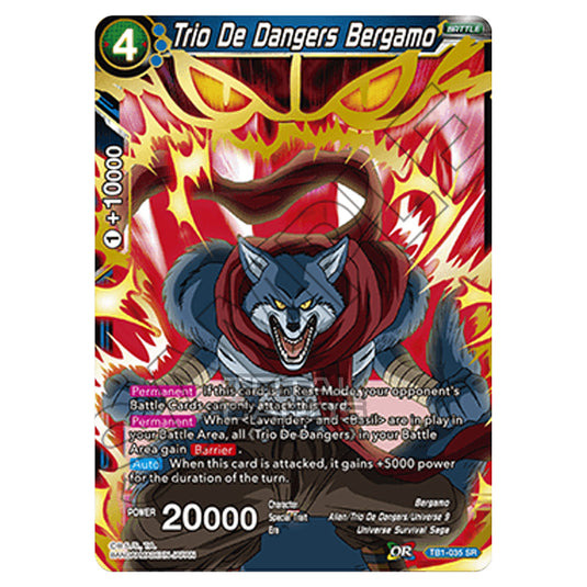 Dragon Ball Super - TB1 - Tournament of Power - Trio De Dangers Bergamo - TB1-035