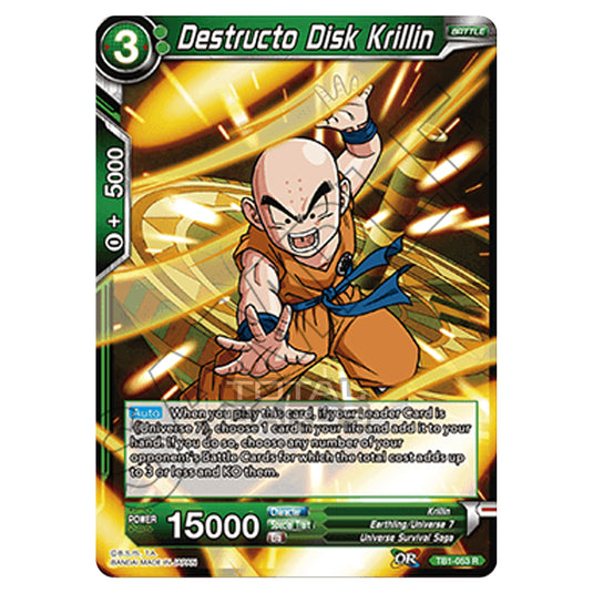 Dragon Ball Super - TB1 - Tournament of Power - Destructo Disk Krillin - TB1-053