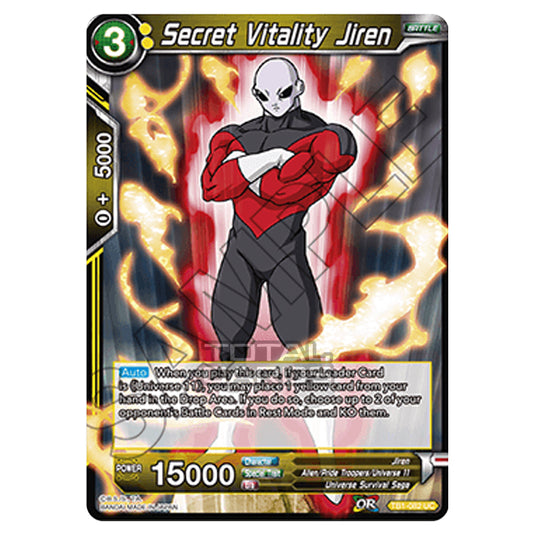 Dragon Ball Super - TB1 - Tournament of Power - Secret Vitality Jiren - TB1-082