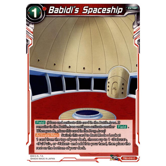 Dragon Ball Super - TB - World Martial Arts Tournament - Babidi's Spaceship - TB2-018