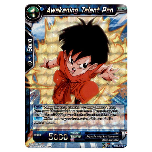 Dragon Ball Super - TB - World Martial Arts Tournament - Awakening Talent Pan - TB2-024