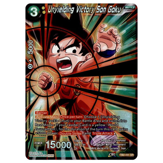 Dragon Ball Super - TB - World Martial Arts Tournament - Unyielding Victory Son Goku - TB2-051