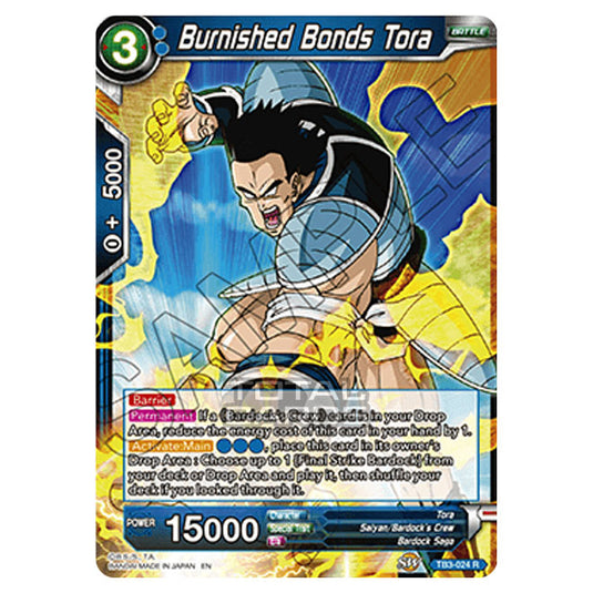 Dragon Ball Super - TB3 - Clash of Fates - Burnished Bonds Tora - TB3-024