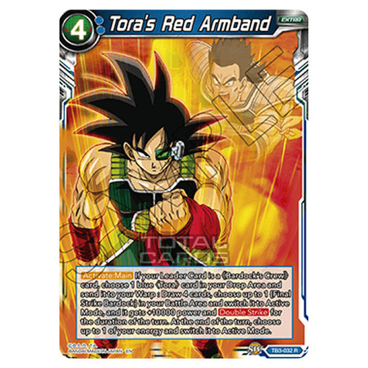 Dragon Ball Super - TB3 - Clash of Fates - Tora's Red Armband - TB3-032